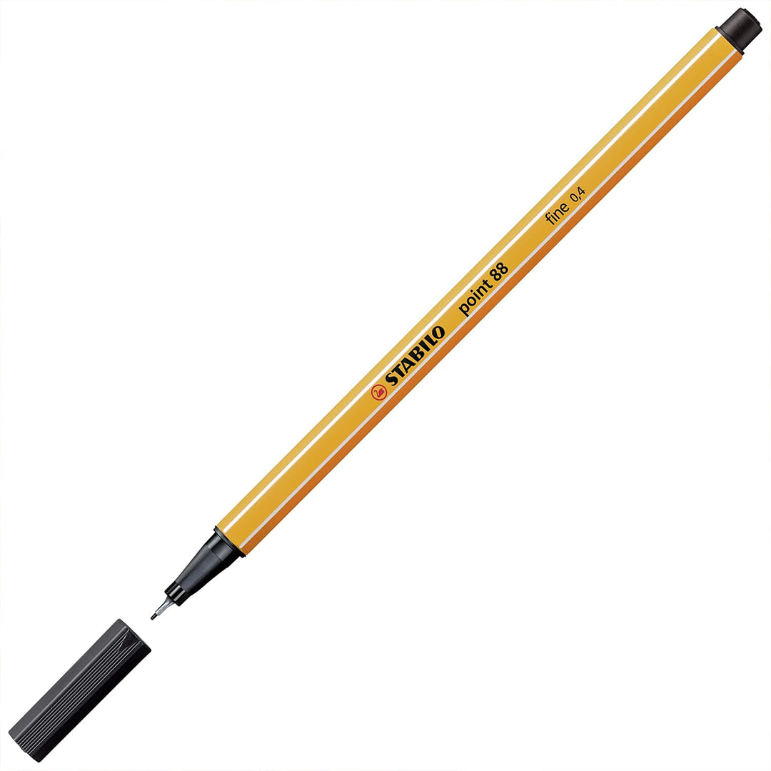 Stabilo | Point 88 | Fineliner | Black | Pack Of 3 Stabilo