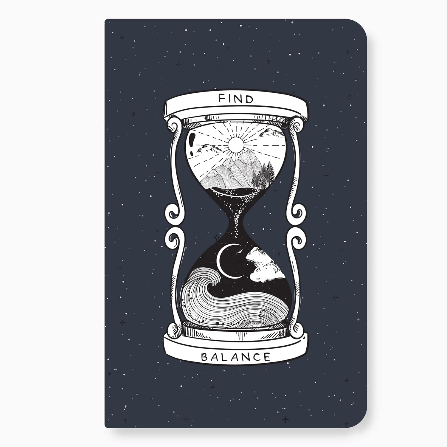 Factor Notes A5 Notebook - Find Balance 90 GSM Ruled 160 Pages Factor Notes