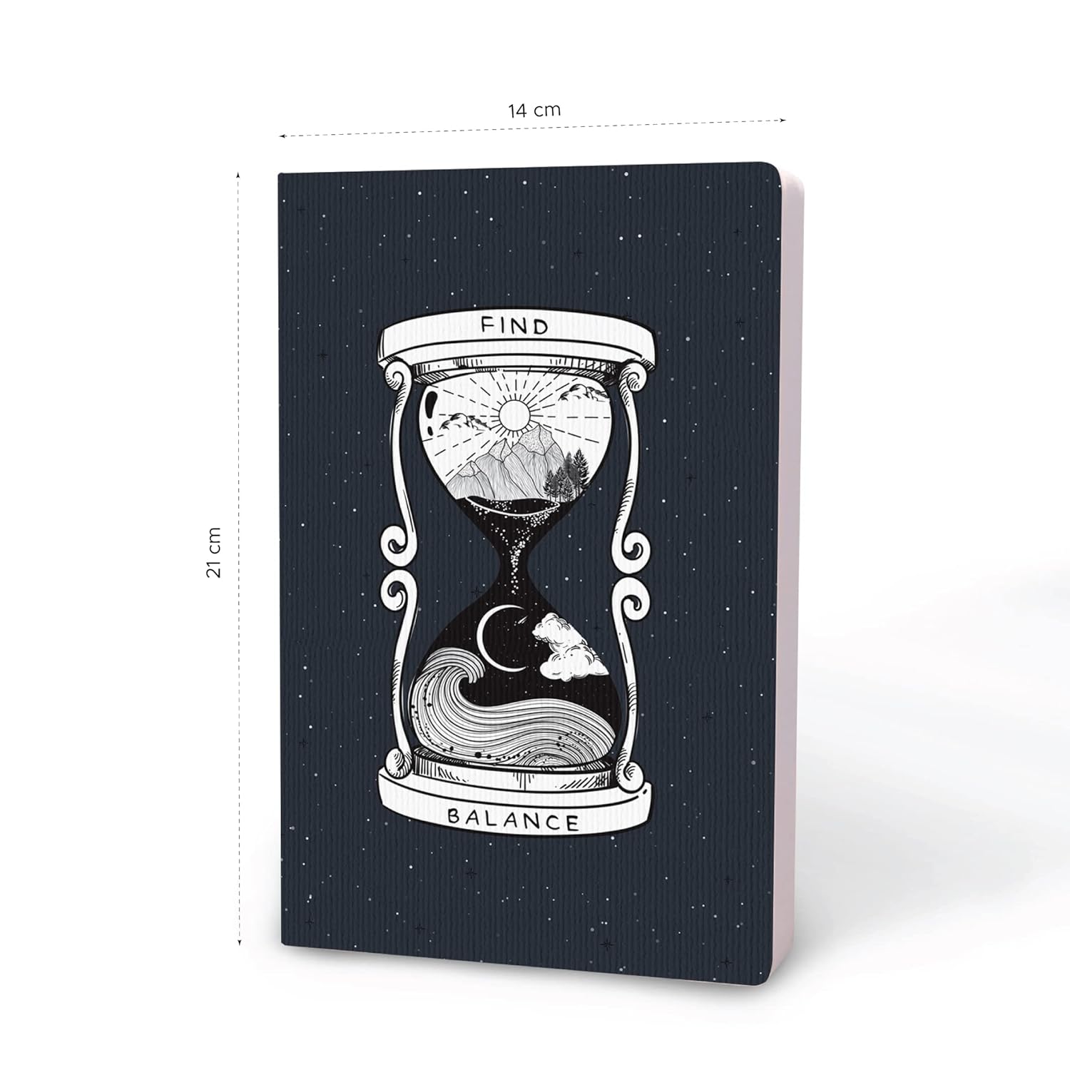 Factor Notes A5 Notebook - Find Balance 90 GSM Ruled 160 Pages Factor Notes