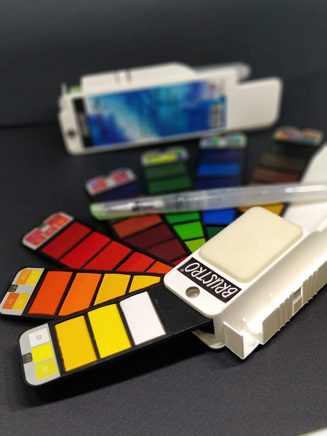 Brustro Artists Watercolour Pan Set of 42 Colours Brustro