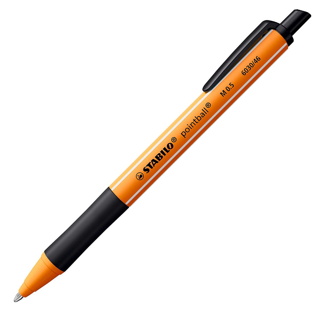 Stabilo | Pointball | Ballpoint Pen | Blue & Black | Pack Of 2 Stabilo