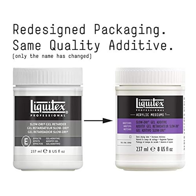 Liquitex Professional Acrylic Medium - Slow-Dri Gel Additive - 237ml Liquitex