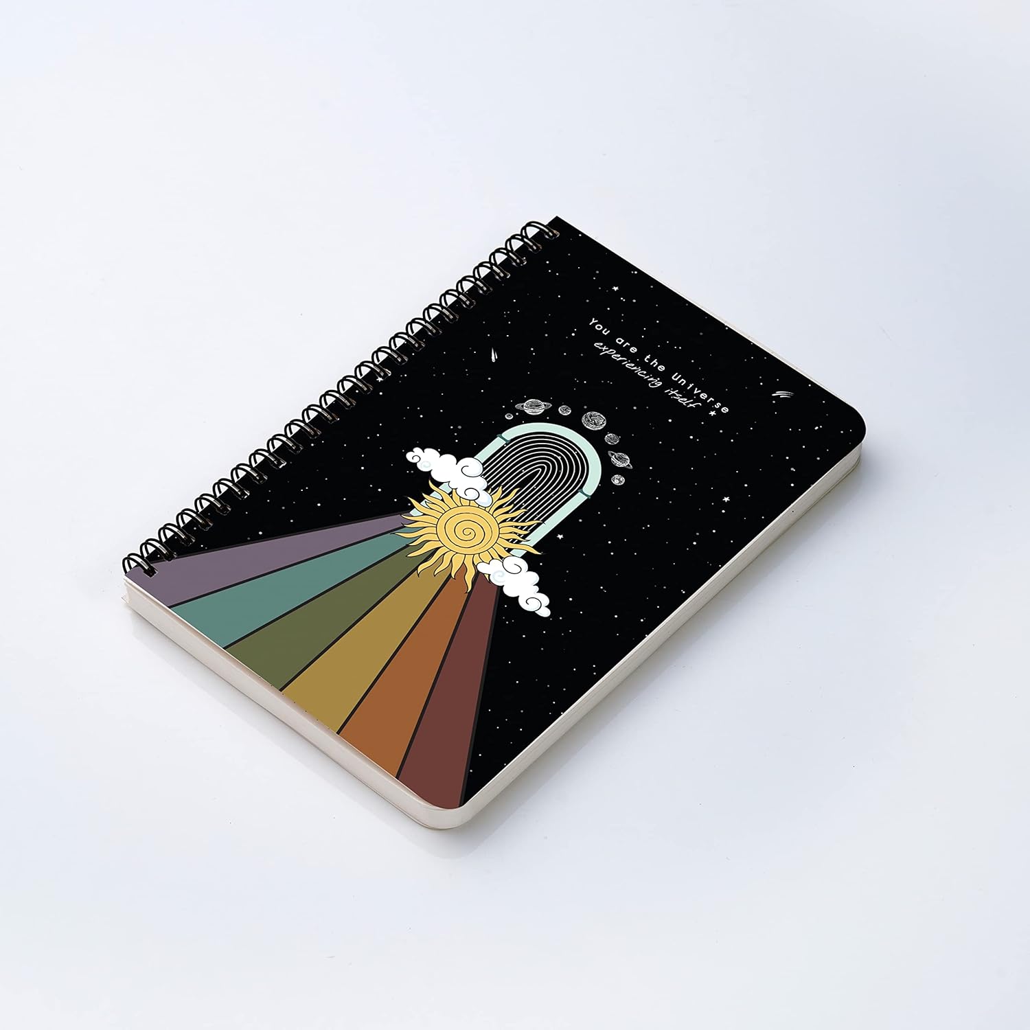 Factor Notes A5 Spiral-Bound Notebook 120 GSM - Plain Door to Universe Factor Notes