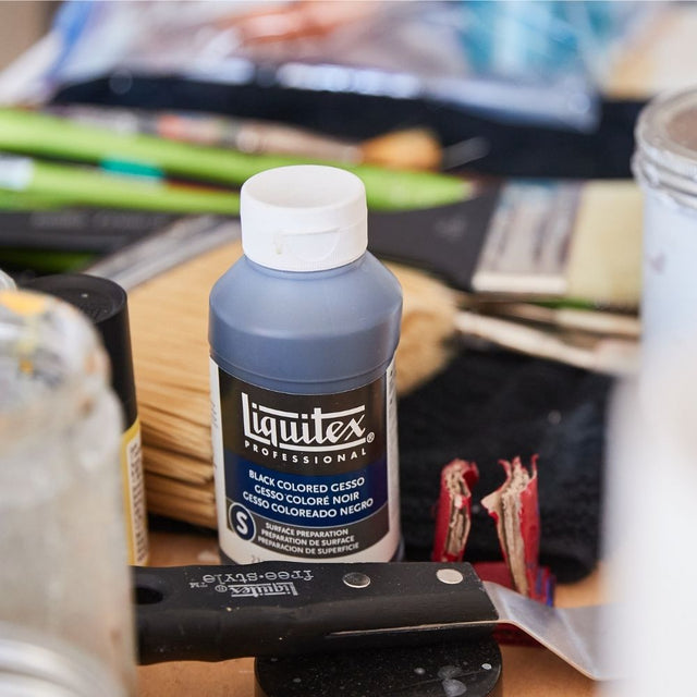 Liquitex Professional Acrylic Medium - Gesso Black - 237ml