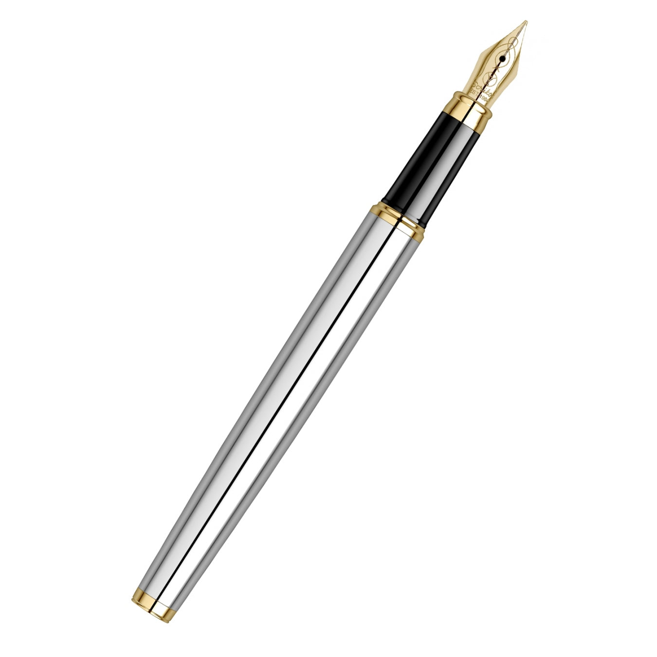 Scrikss | Oscar 39 | Fountain Pen | Chrome-GT- Medium Scrikss