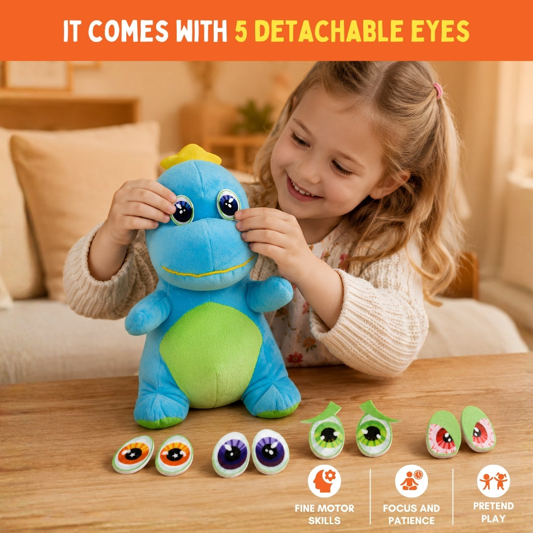 PepPlay Make Your Dinosaur Toy | No-Sew DIY Learning Toy | 4+ Years