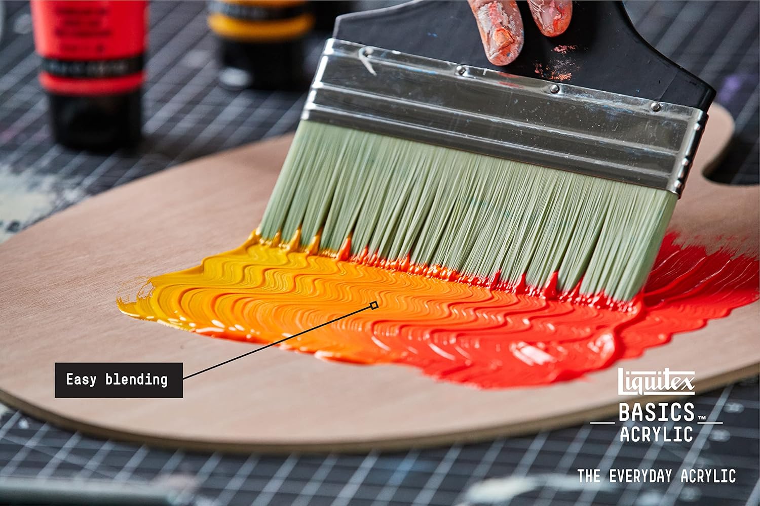 Liquitex Basics Fluorescent Acrylic Paint Set - 6 x 22ml Tubes