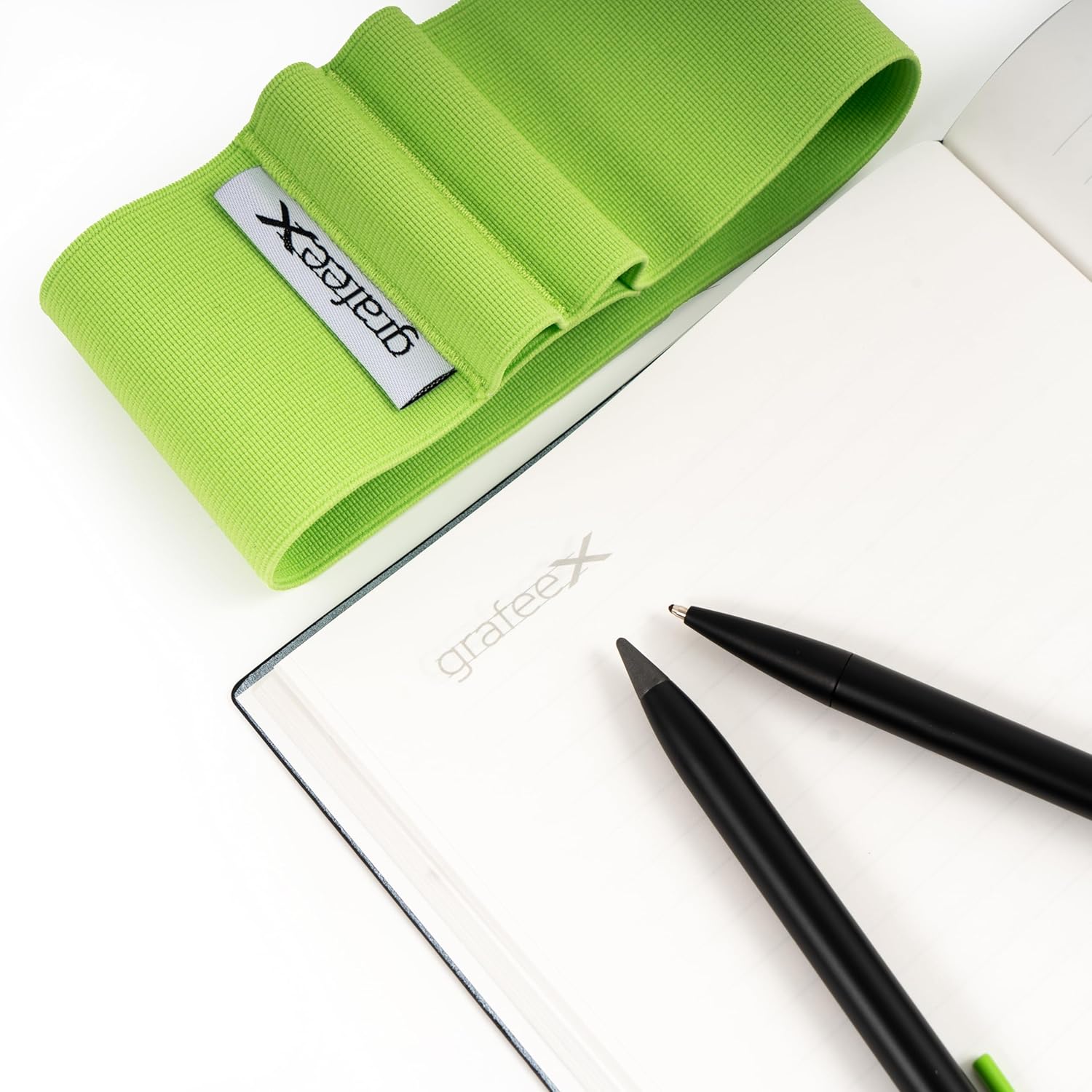Pininfarina Grafeex Writing Pencil & Ballpoint Set with Stone Paper Notebook – Green Pininfarina