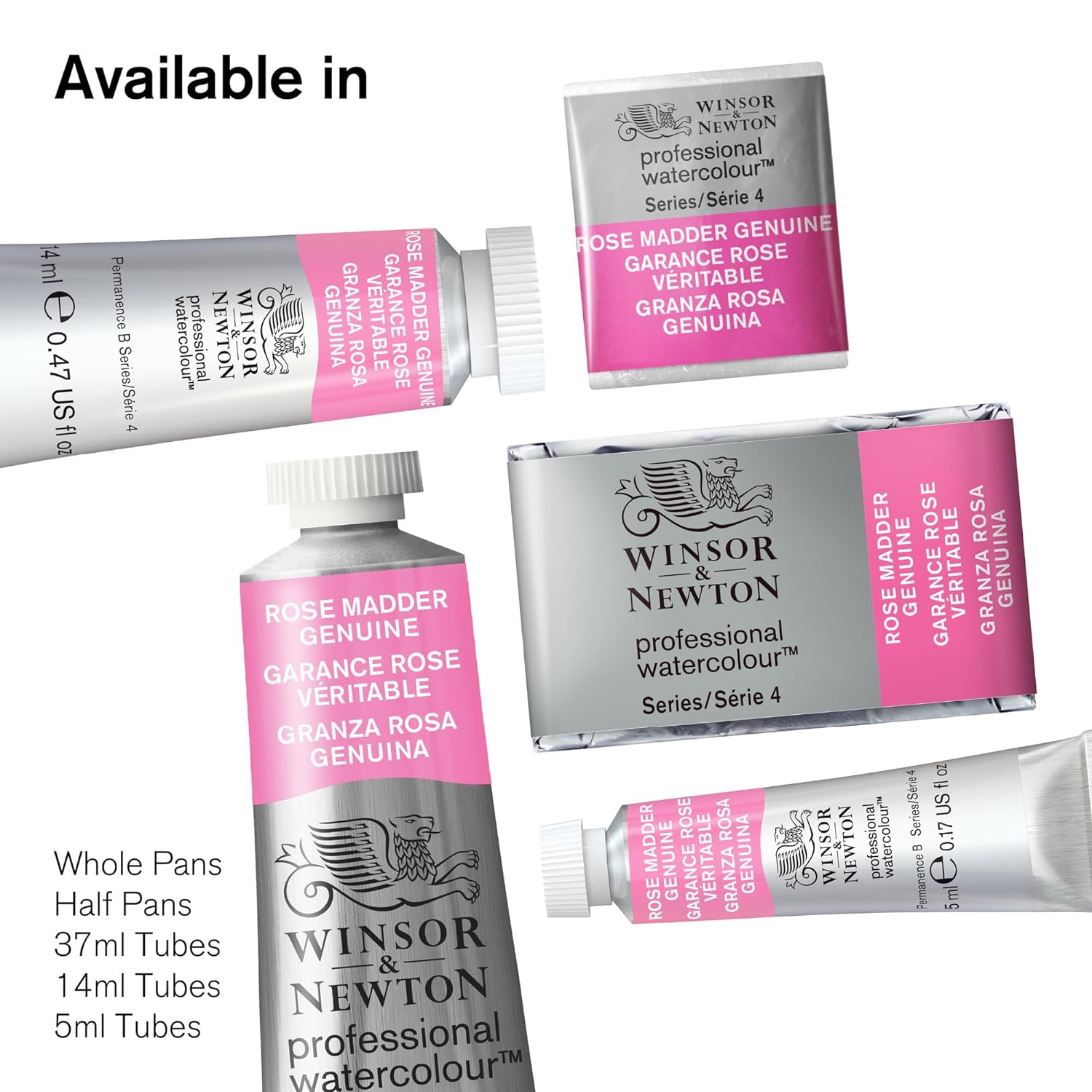 Winsor And Newton Professional Water Colour - Black Box 12 Half Pans Set