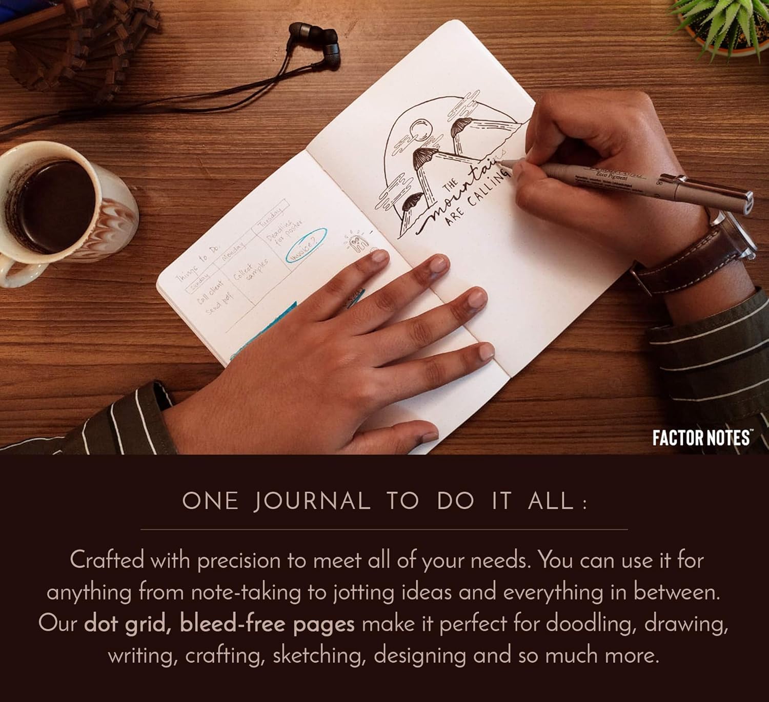 Factor Notes A5 Notebook - The Retro in Pastel (Plain, 160 Pages, 90 GSM) Factor Notes