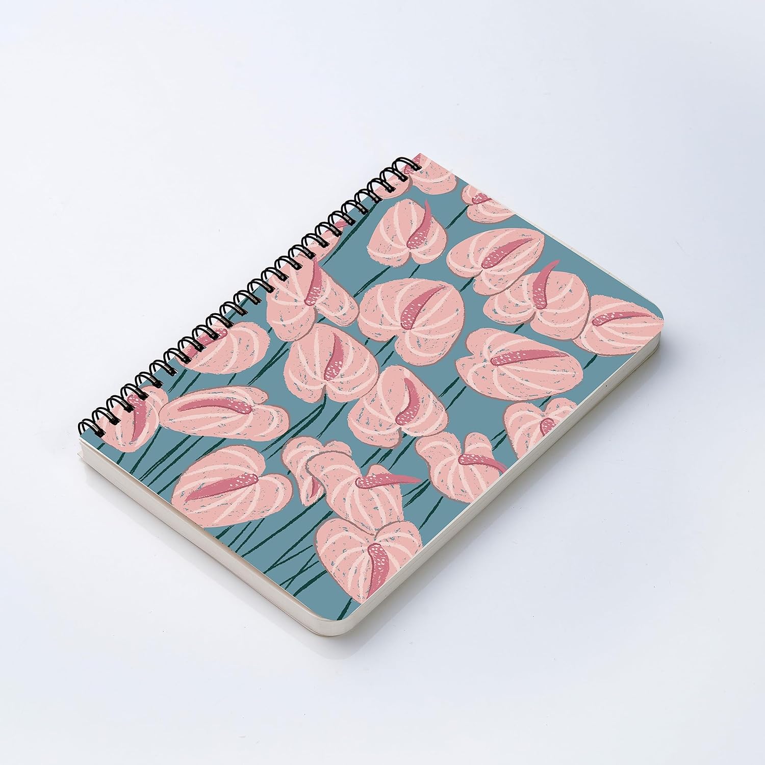Factor Notes A5 Spiral-Bound Notebook 120 GSM - Plain (Anthurium) Factor Notes