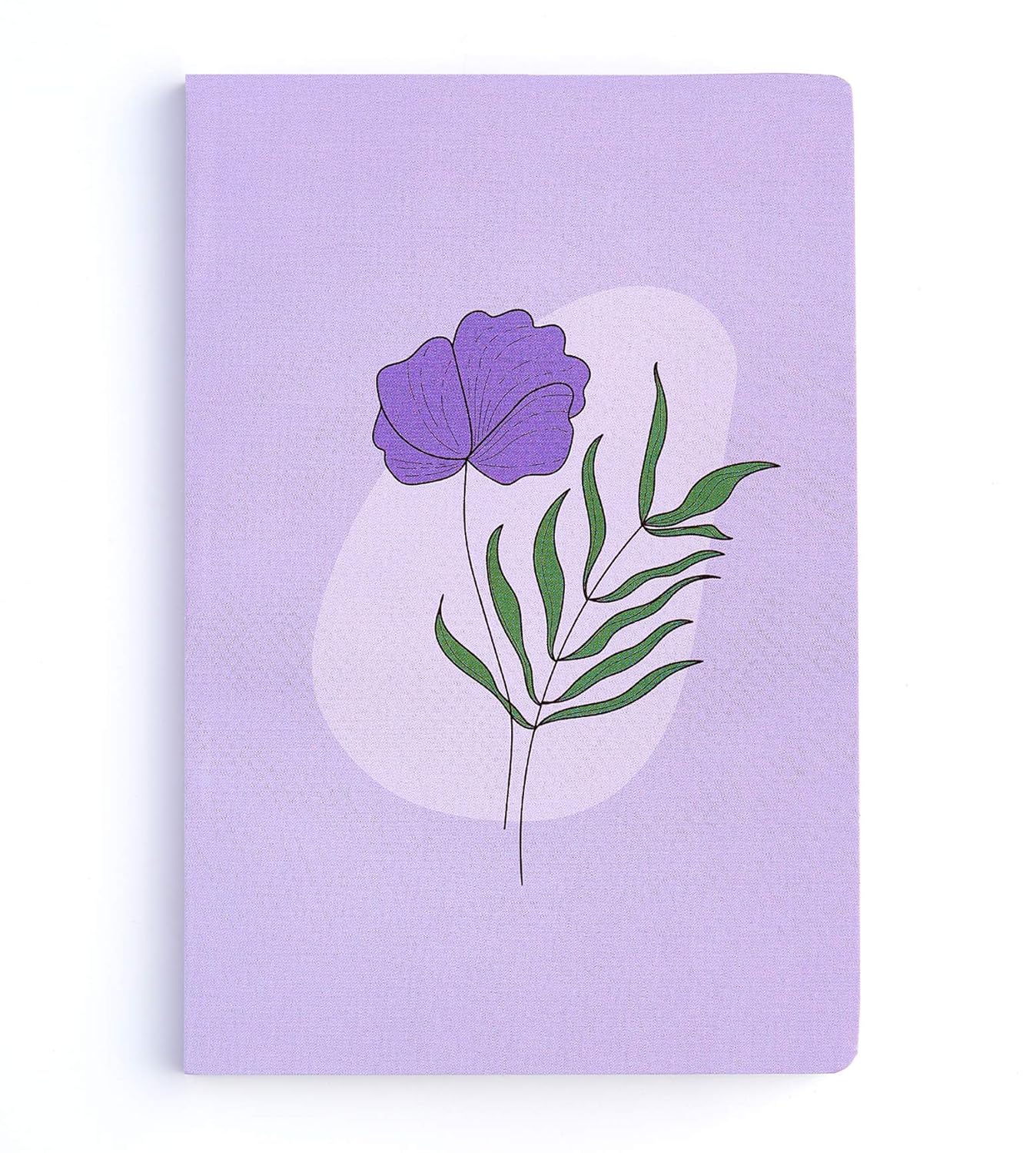 Factor Notes A5 Notebook - Violet Bloom 90 GSM Plain 160 Pages Factor Notes