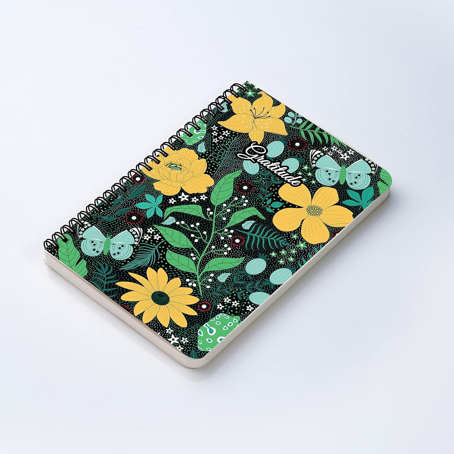 Factor Notes A5 Spiral-Bound Notebook 120 GSM - Plain (Gratitude) Factor Notes