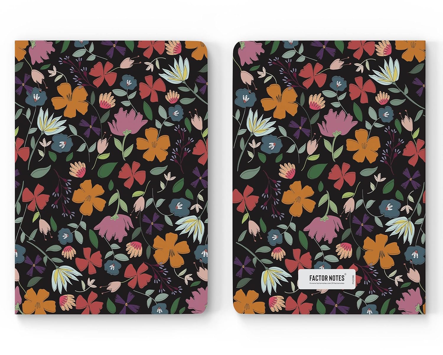 Factor Notes A5 Notebook - Floressence 90 GSM Ruled 160 Pages Factor Notes