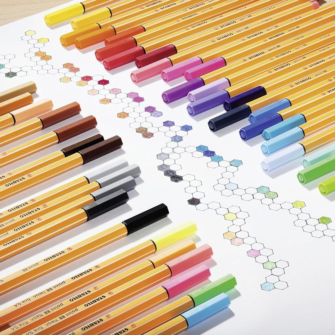 Stabilo | Point 88 | Fineliner | Black | Pack Of 3 Stabilo