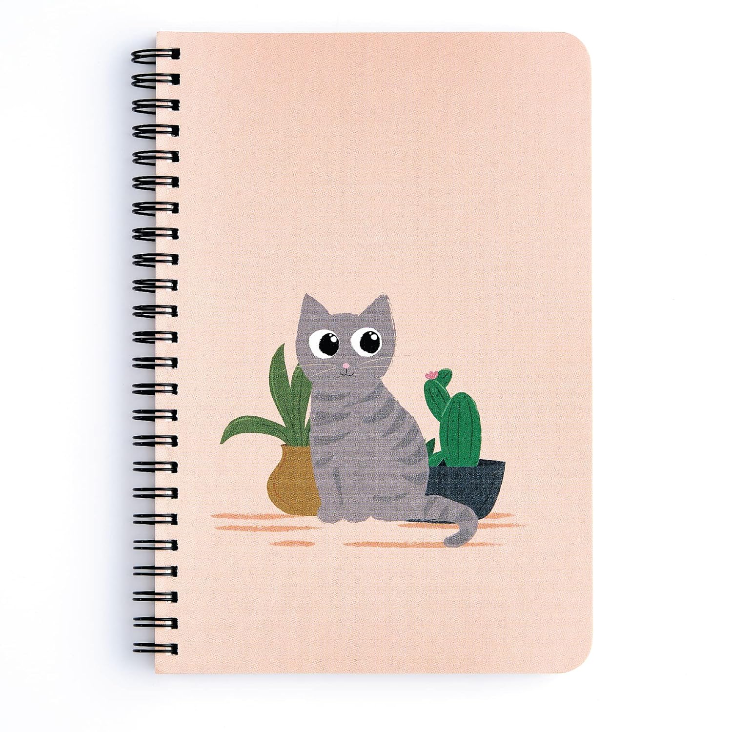 Factor Notes A5 Spiral-Bound Notebook 120 GSM - Plain (Curious Cat) Factor Notes