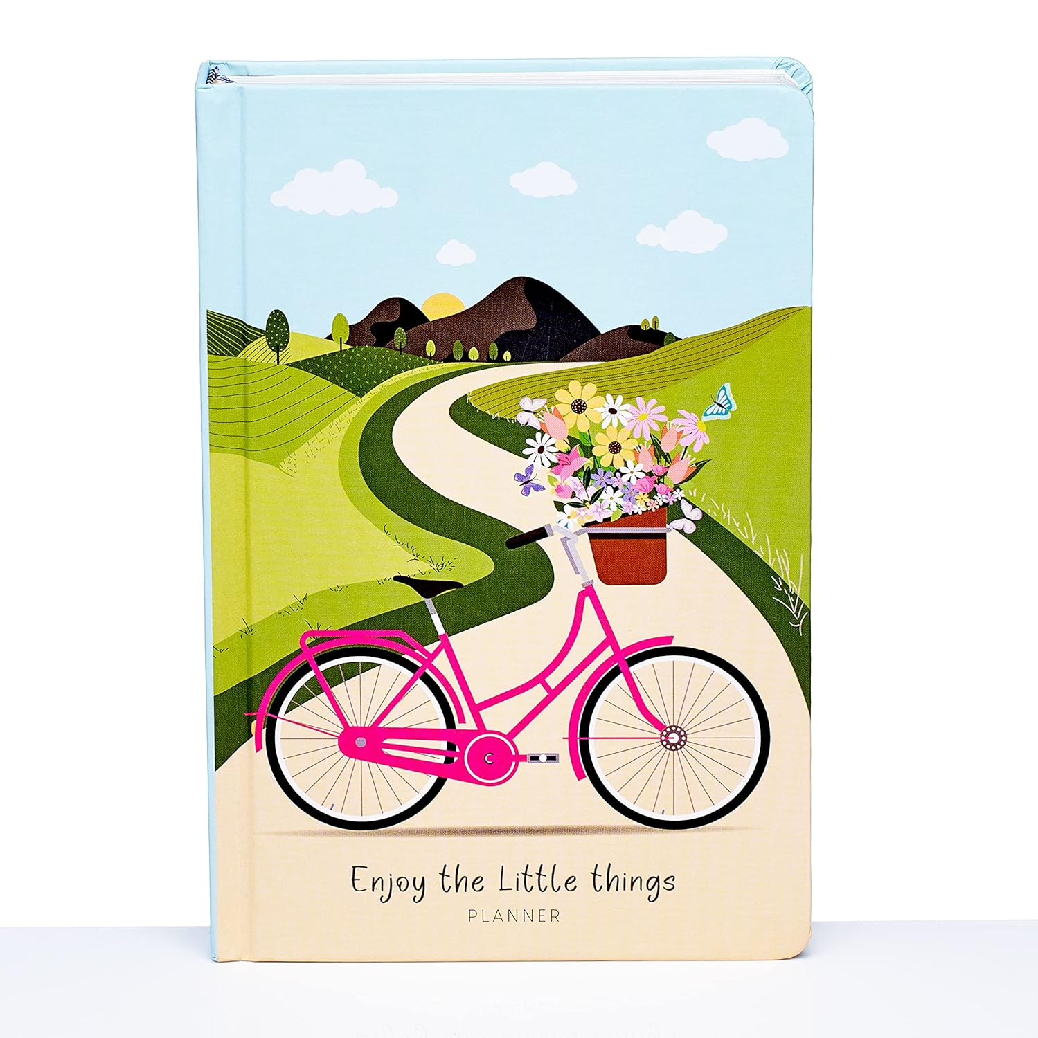 Factor Notes Undated Daily Planner Hardbound - 12 Months (Enjoy The Little Things) Factor Notes