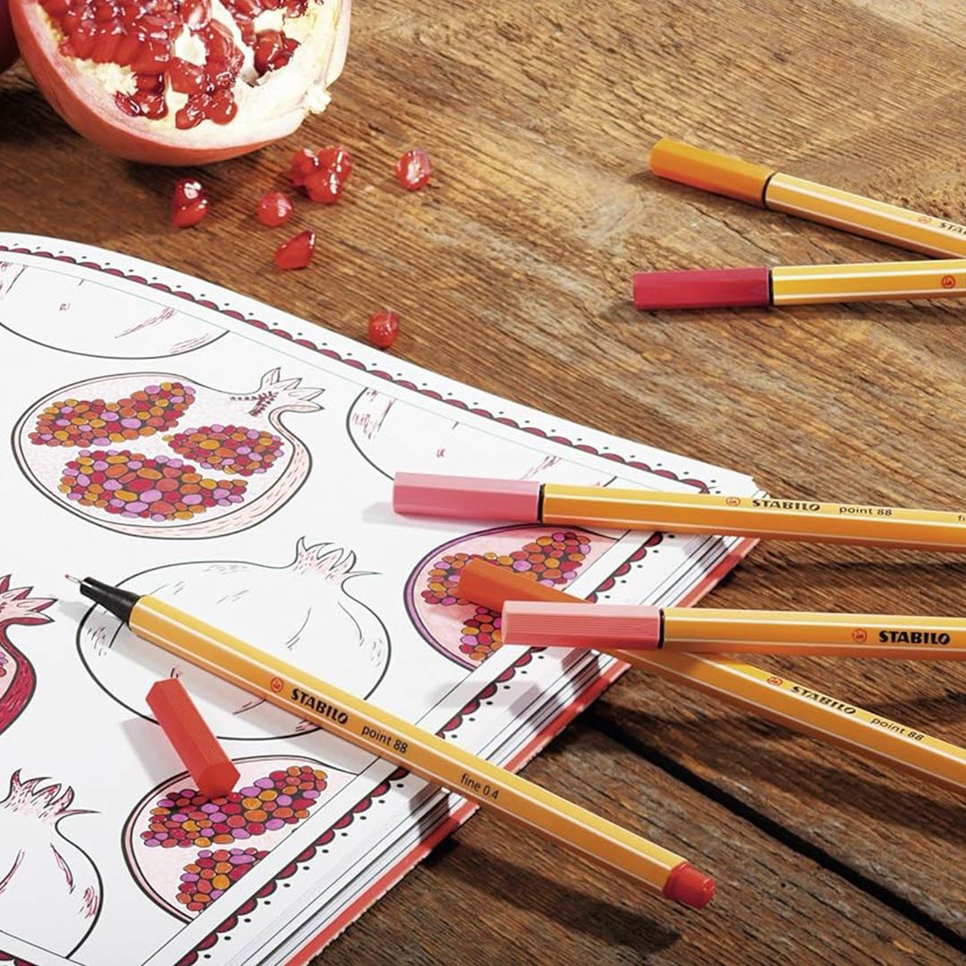Stabilo | Point 88 | Fineliner | Black | Pack Of 3 Stabilo
