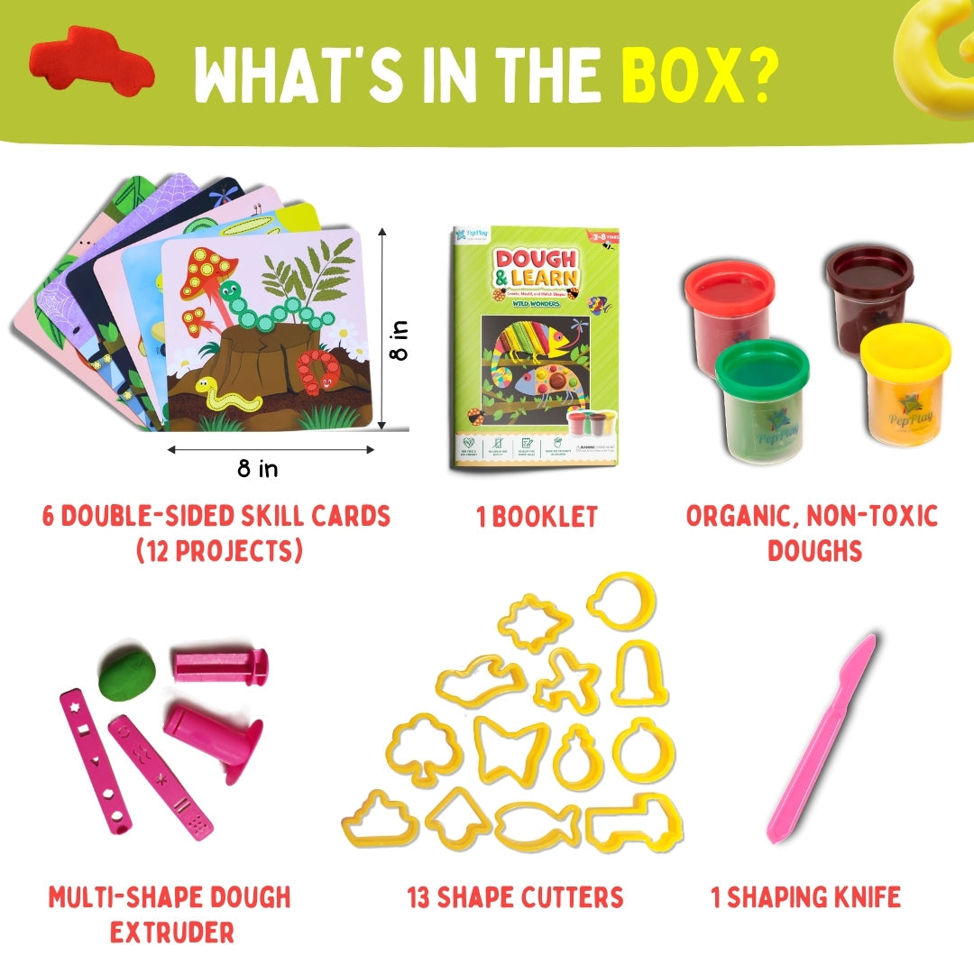 PepPlay Dough & Learn Wild Wonders | Creative Dough Play & Learning | 3+ Years