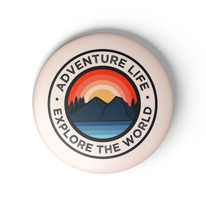 Mooch Magnetic Badge - Adventure Life Explore The World Mooch