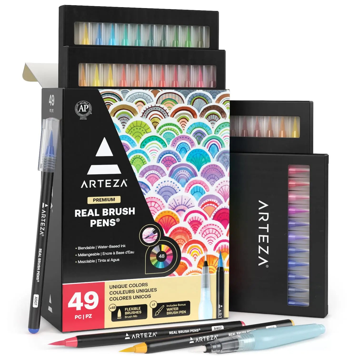 ARTEZA Real Brush Pens Set Arteza
