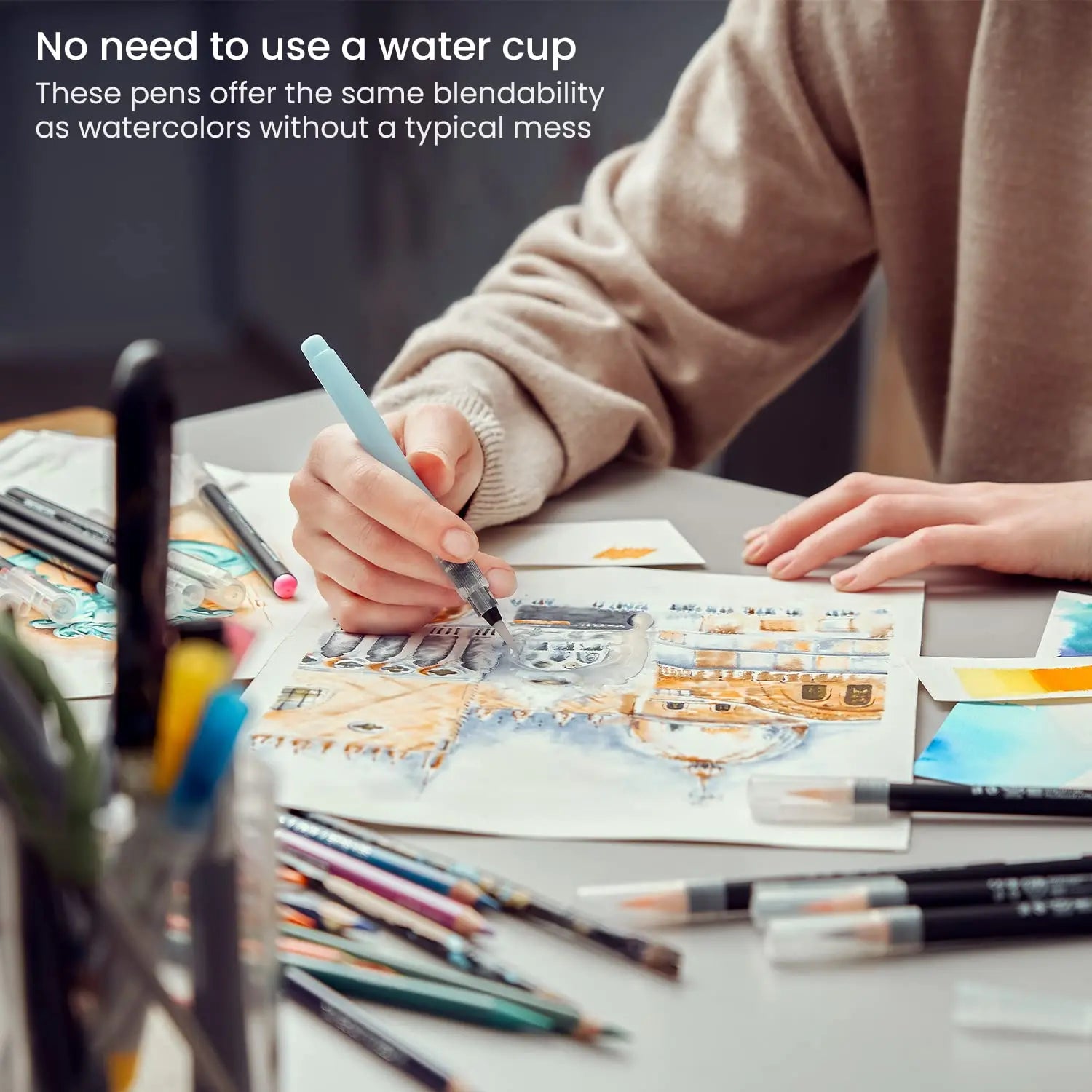 ARTEZA Real Brush Pens Set Arteza