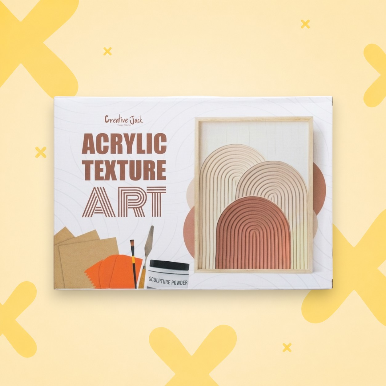 Acrylic Texture Art Kit | Abstract Painting Kit for Beginners - Acrylic texture Art website main