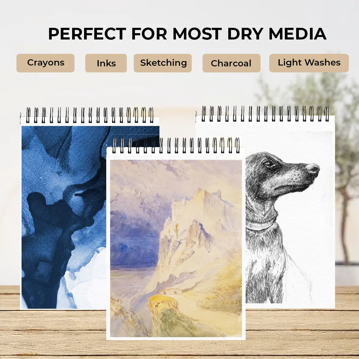 Anupam Sketcho Sketching and Drawing Sketchbook Soft Bound Cartridge Paper 140gsm Wireo Book Anupam