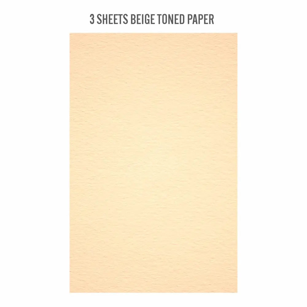 Anupam Stak 4 Colors Toned Sketch Paper Size A4 Wire-o Book (40 sheet) Anupam