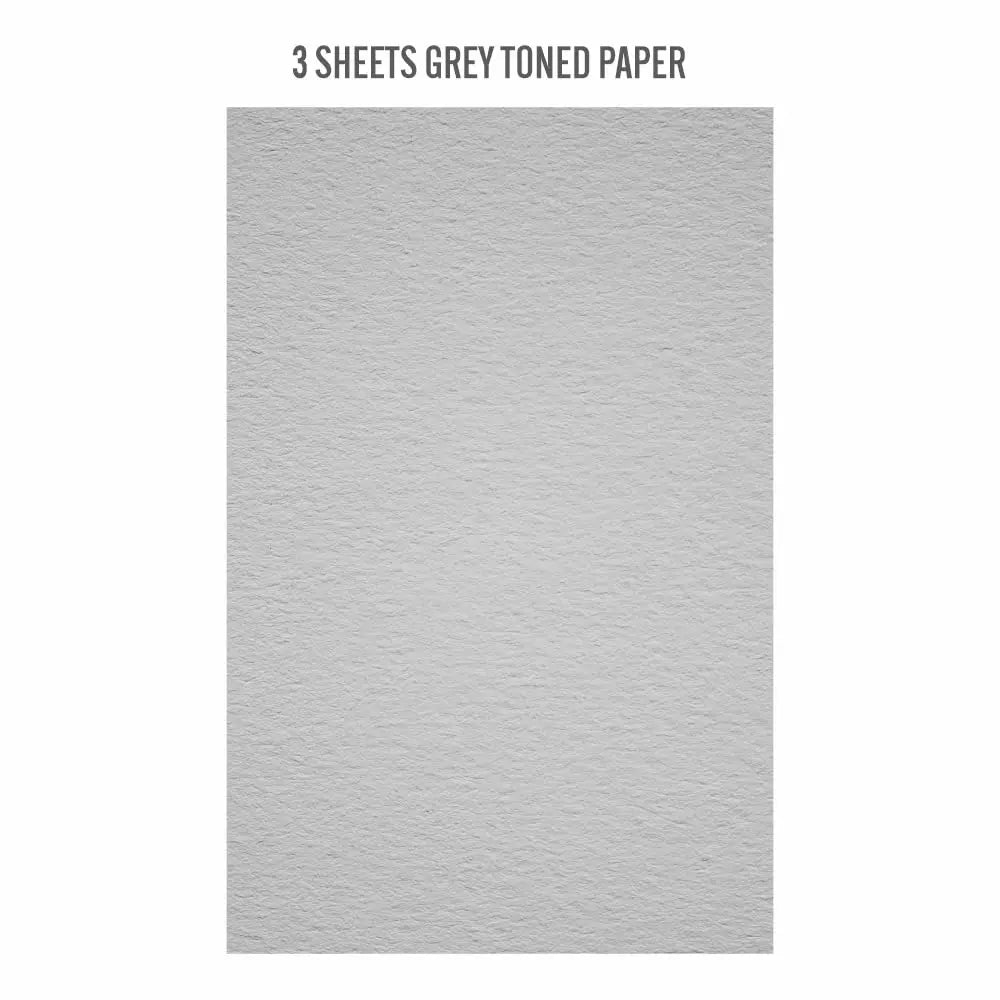 Anupam Stak 4 Colors Toned Sketch Paper Size A4 Wire-o Book (40 sheet) Anupam