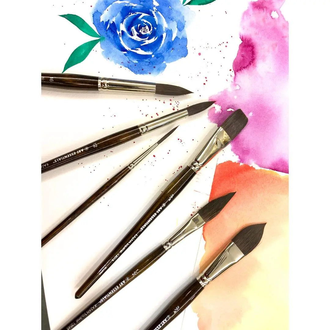 Art Essentials Kazan Synthetic Squirrel Hair Brush (Round) Art Essentials