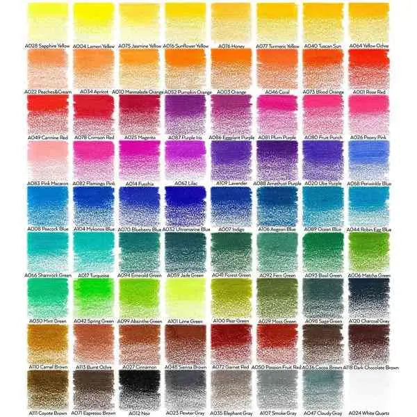Arteza Watercolor Pencils Assorted, 48 Colours