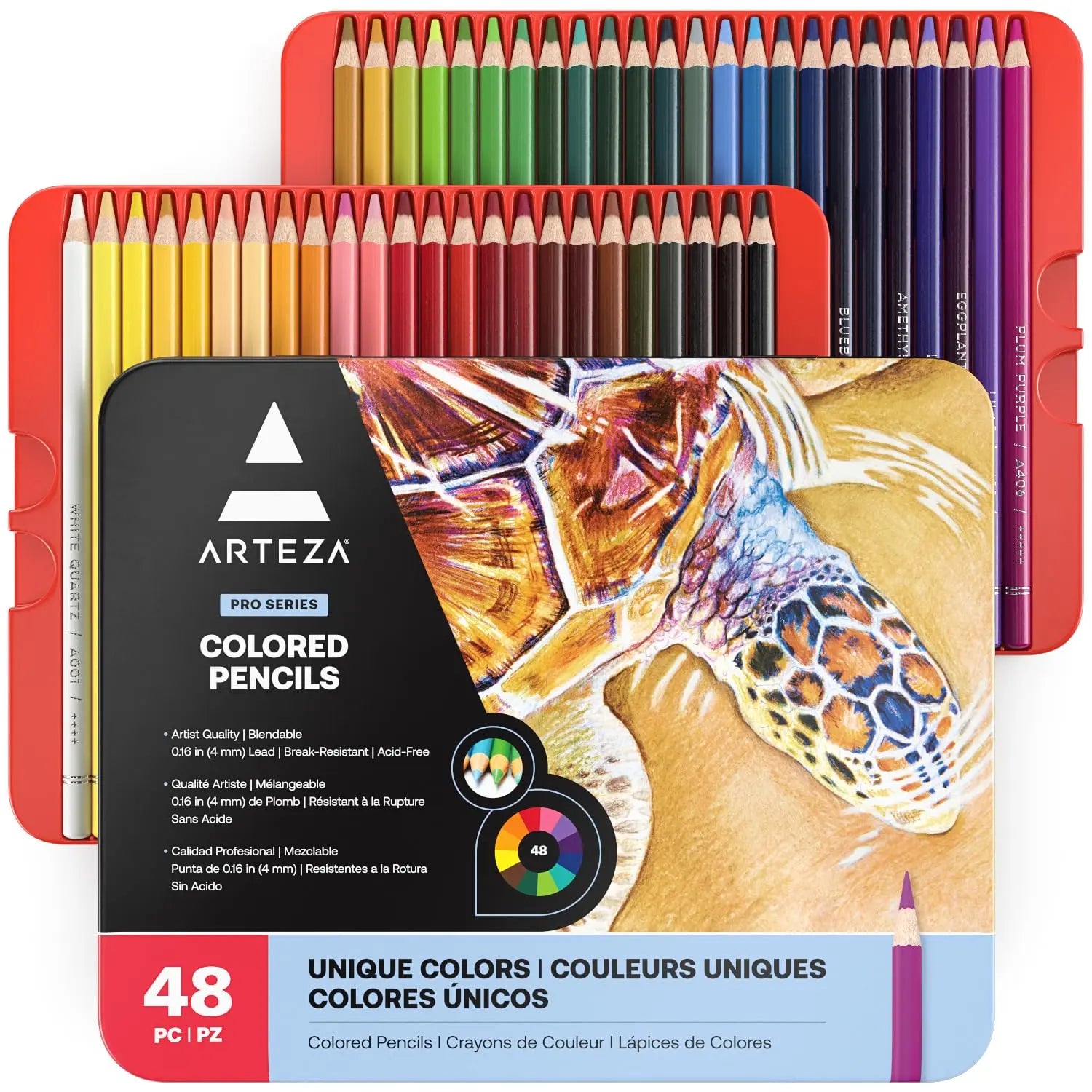 Arteza Coloured Pencils Expert Assorted Colours Set Arteza