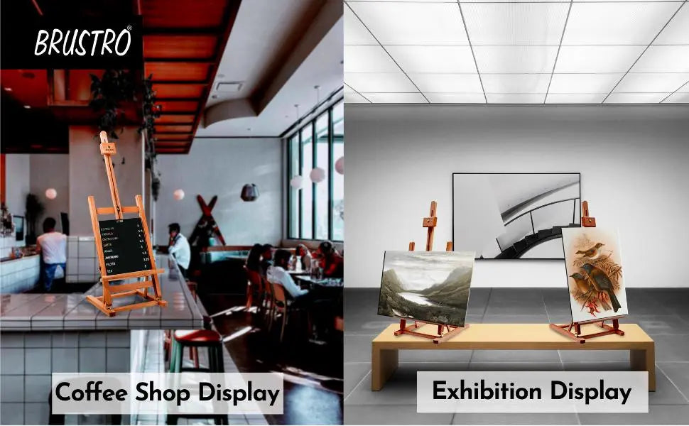 Artists' Tabletop H-Frame Wooden Easel 30" Brustro