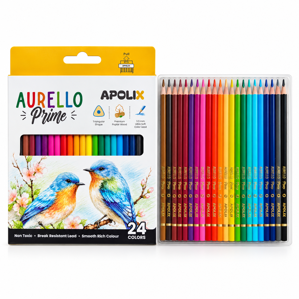 Apolix Aurello Prime Colour Pencils - Aurello Prime Colored Pencil Set