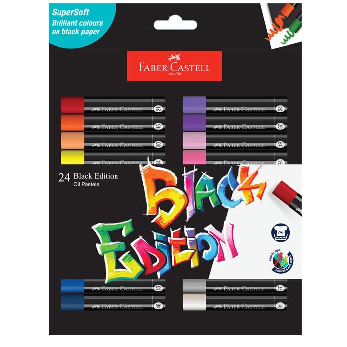 Faber Castell Black Edition Oil Pastel Sets (Choose Size) Faber Castell