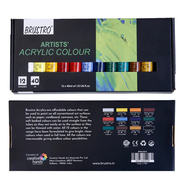 Brustro Artists Acrylic Colour Sets