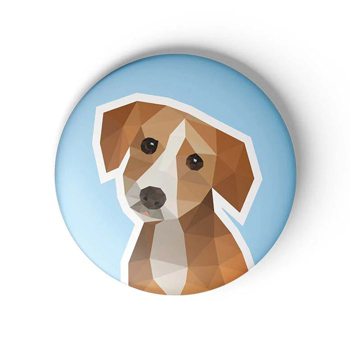 Mooch Magnetic Badge - Brown Dog Mooch