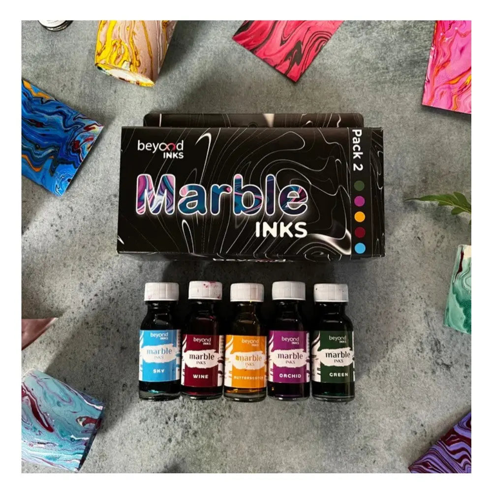 Beyond Inks - Marble Inks - Bottle of 15ml - Pack 5 Beyond Inks