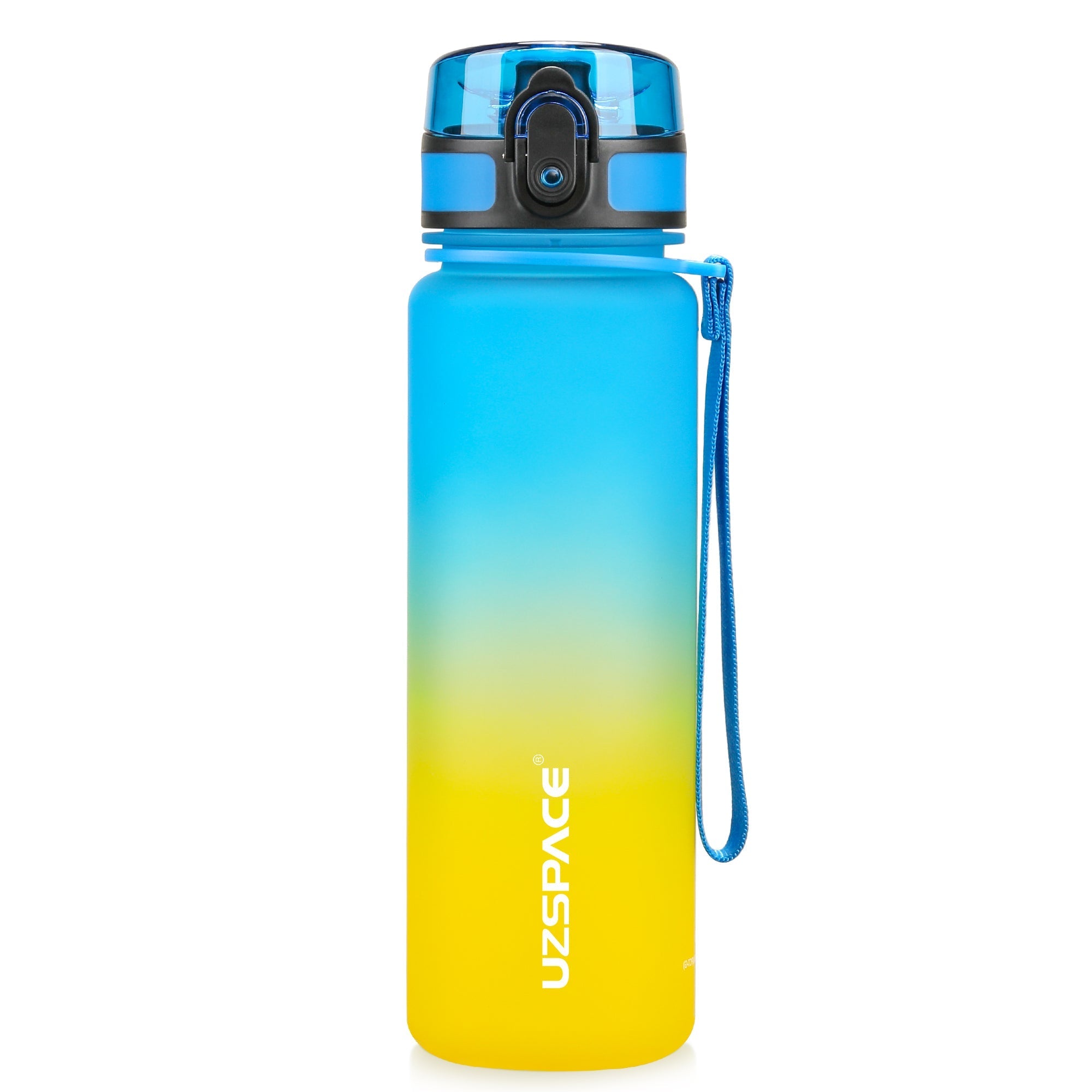 Uzspace Gradient Tritan Water Bottle BPA Free Leakproof Gym Bottle Uzspace