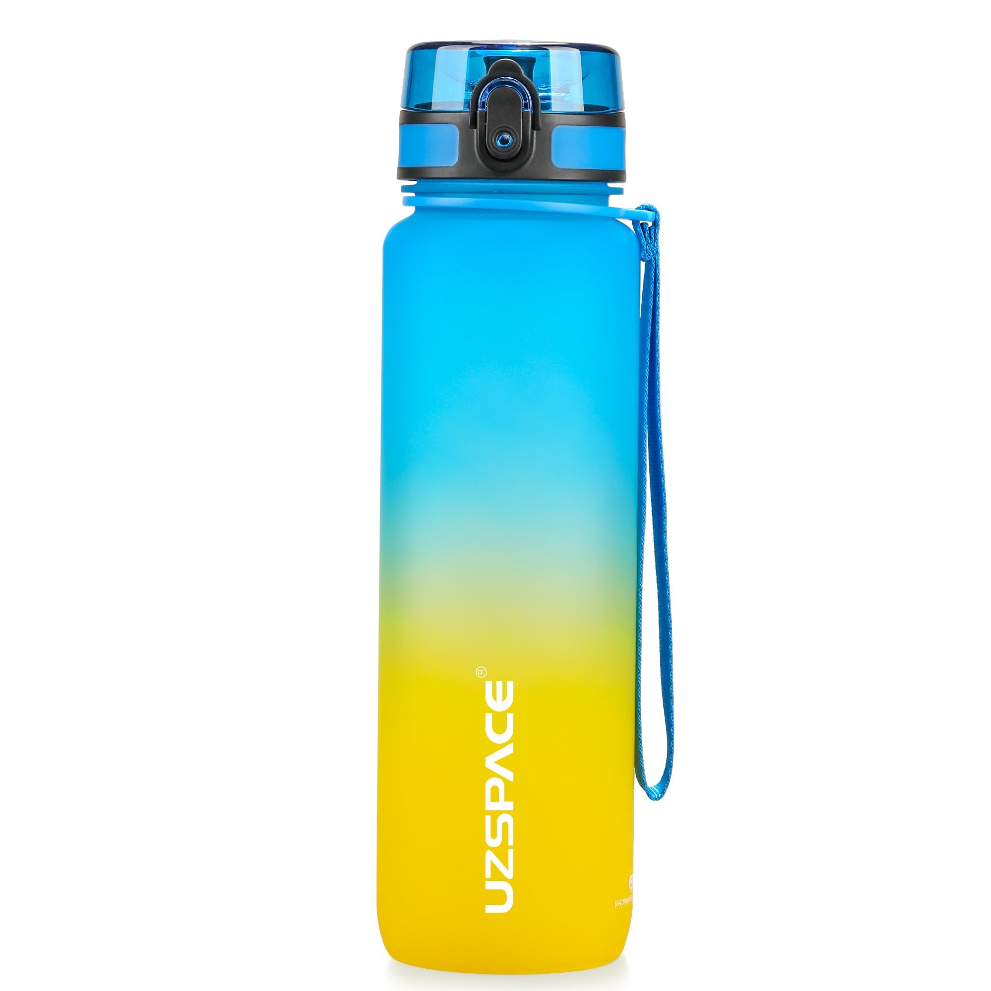 Uzspace Gradient Tritan Water Bottle BPA Free Leakproof Gym Bottle Uzspace