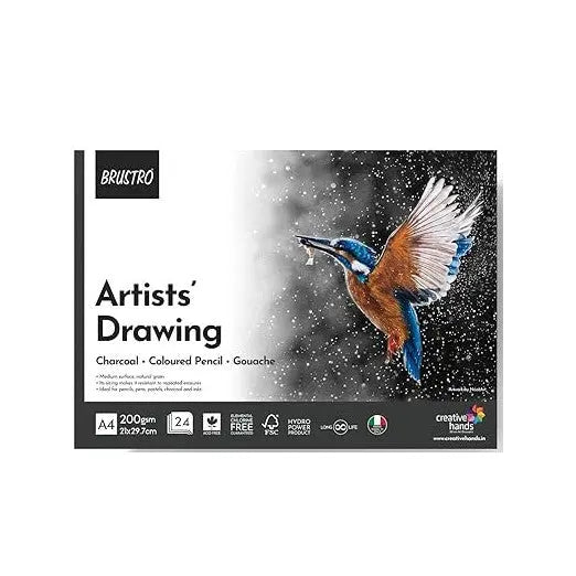 Brustro Artist Drawing Glued Pad A4 Brustro