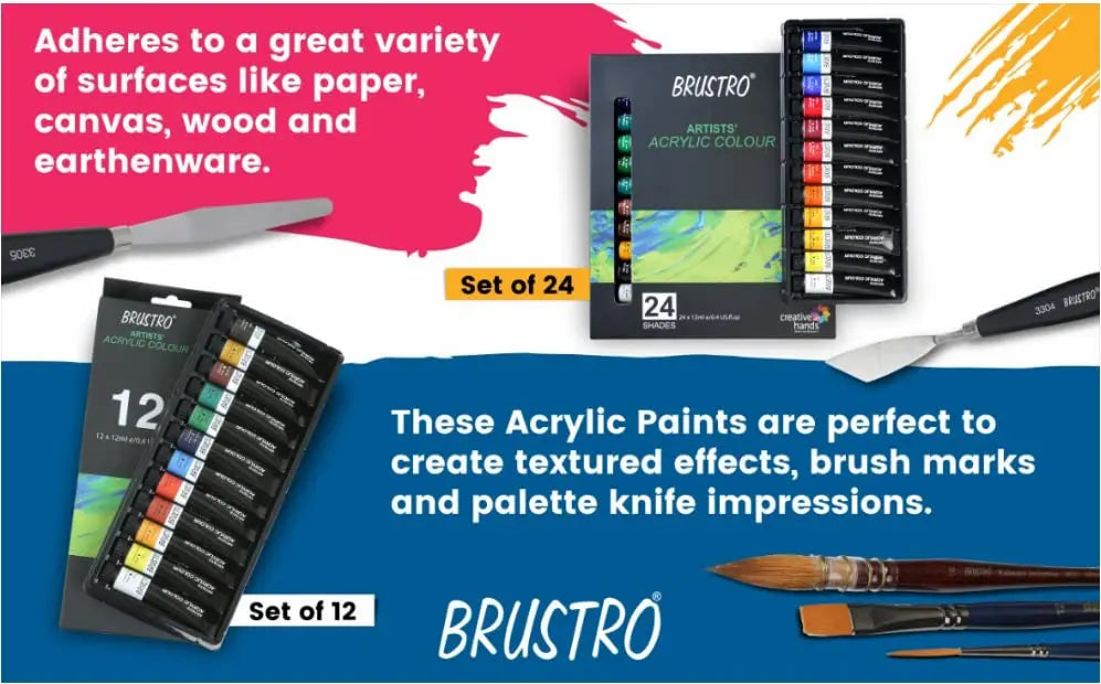 Brustro Artists Acrylic Colour Sets Brustro