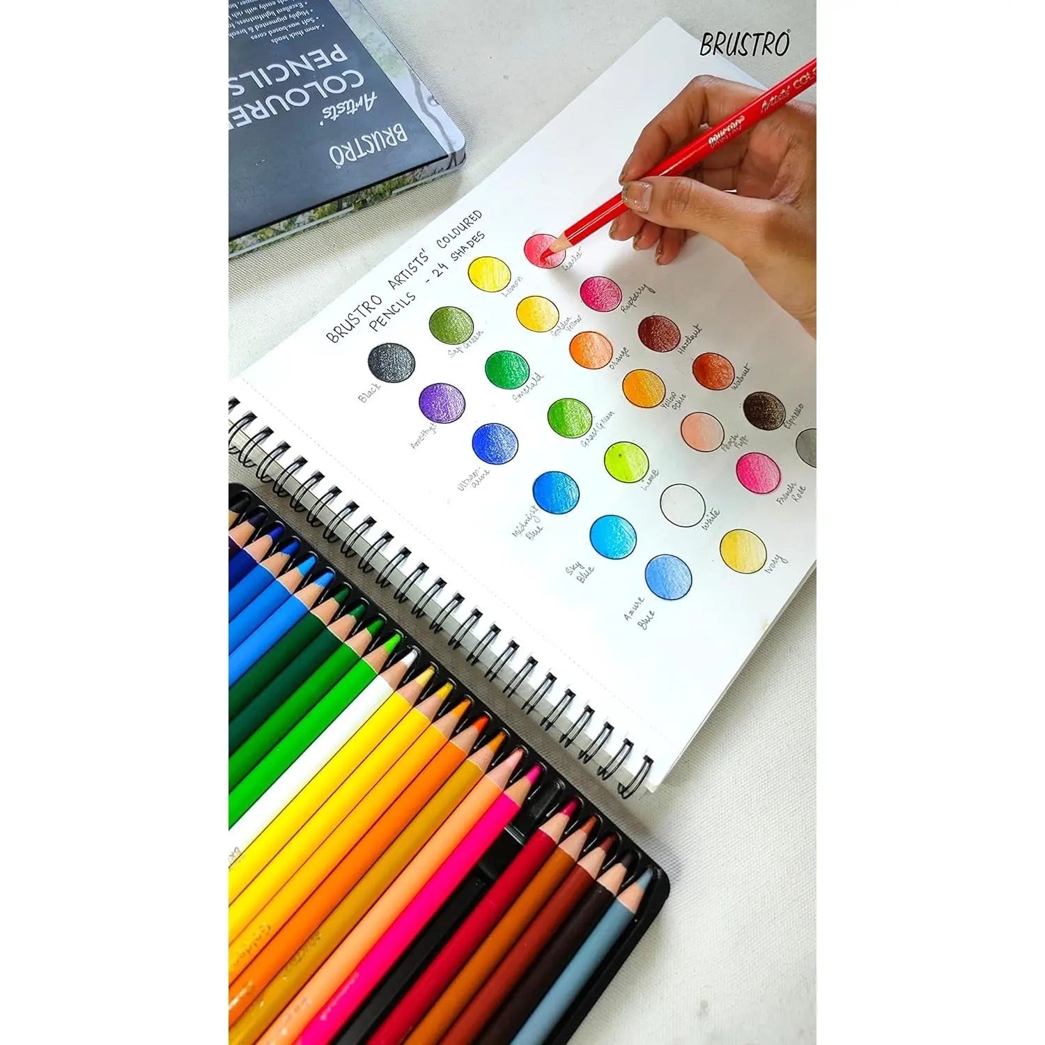 Brustro Artists Coloured Pencils Set Brustro