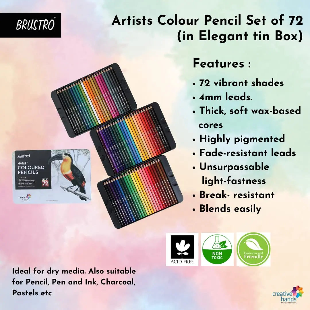 Brustro Artists Coloured Pencils Set Brustro