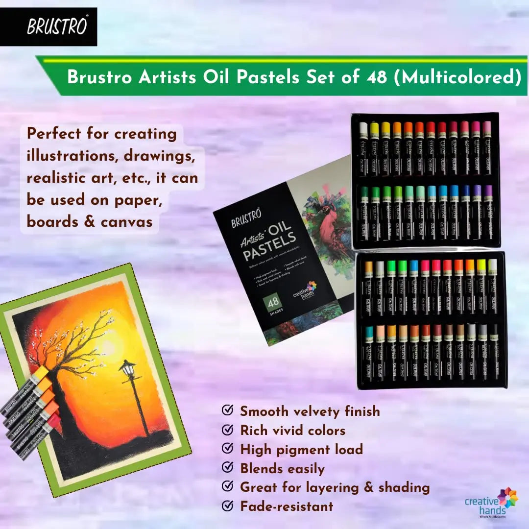 Brustro Artists Oil Pastels Set Brustro