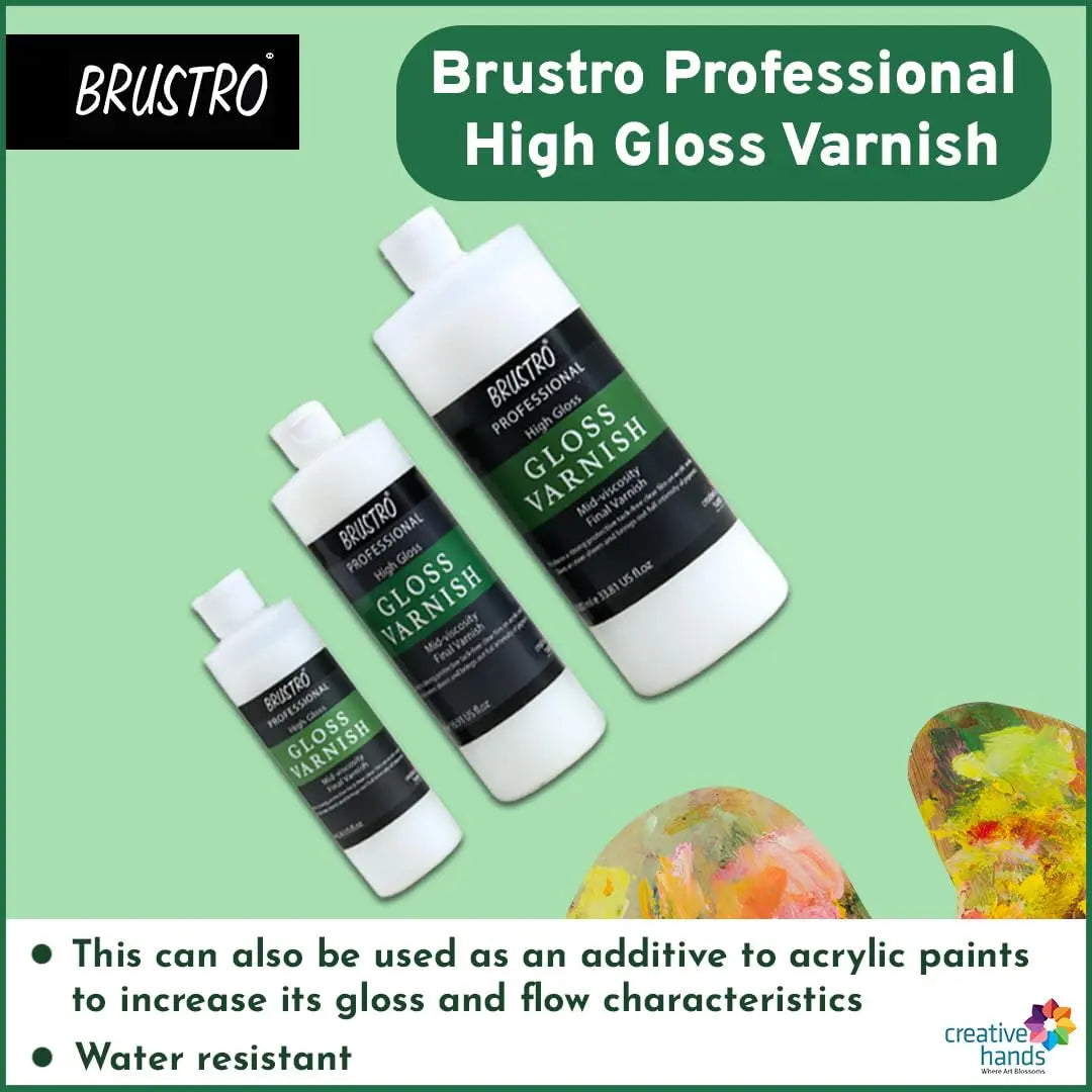 Brustro Artists Professional High Gloss Varnish Brustro