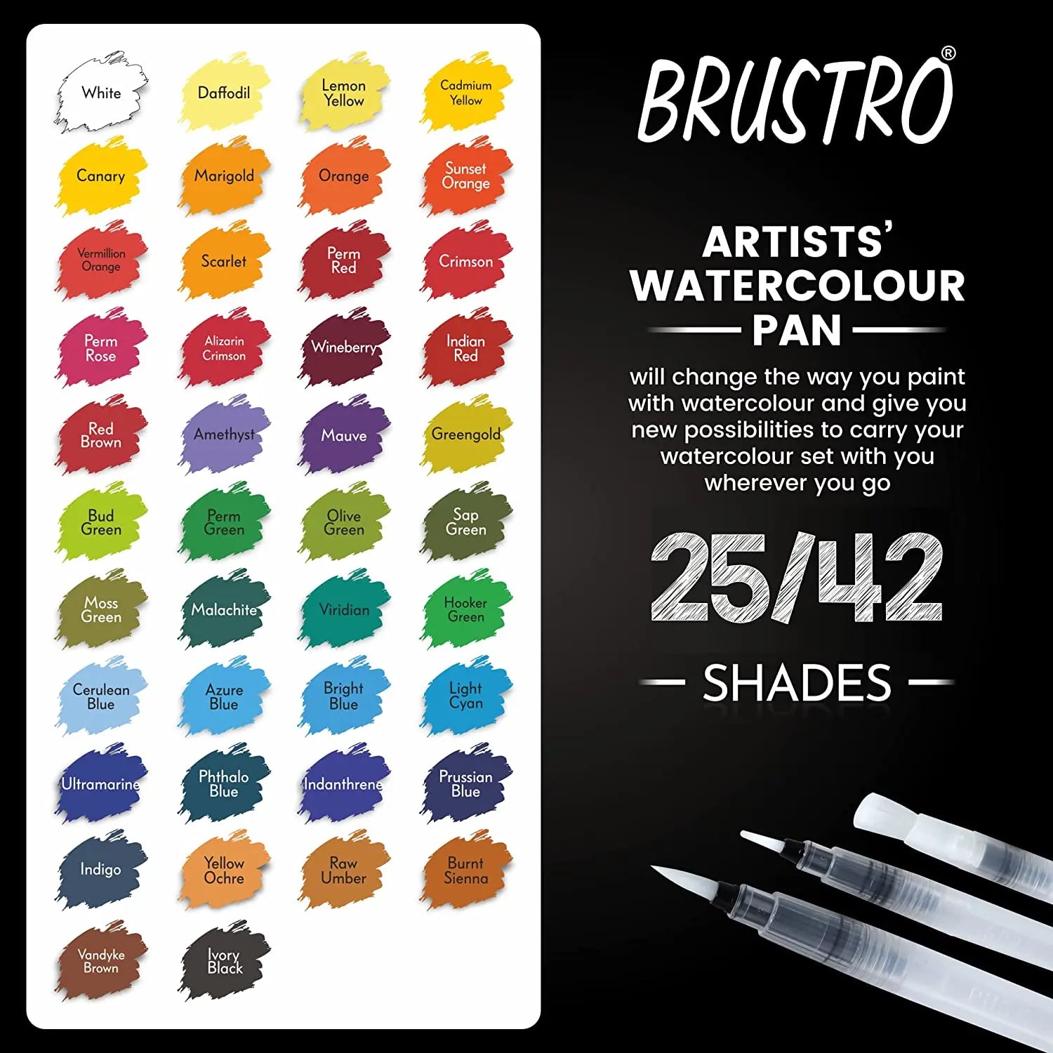 Brustro Artists Watercolour Pocket Set Brustro