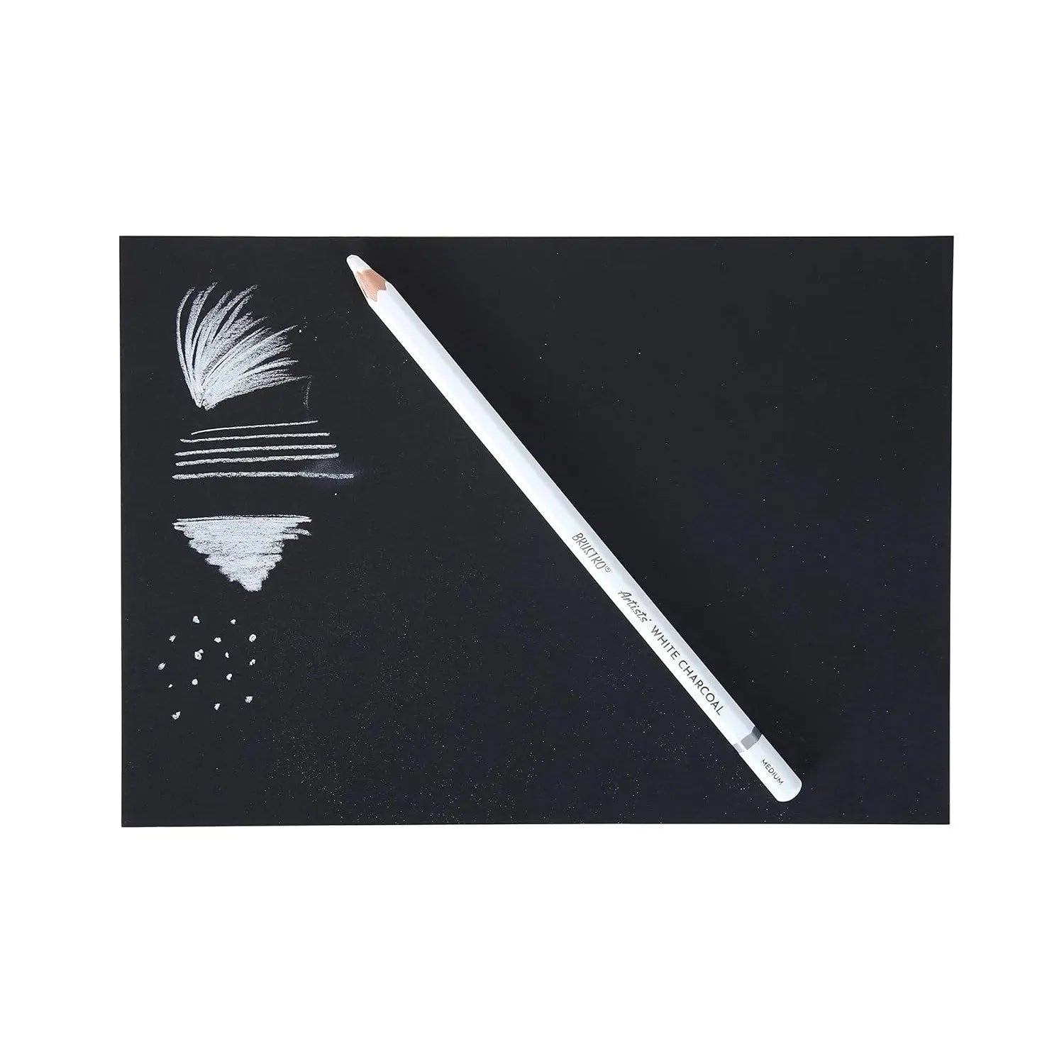 Brustro Coloured Pencils Black and White Set of 6 Brustro
