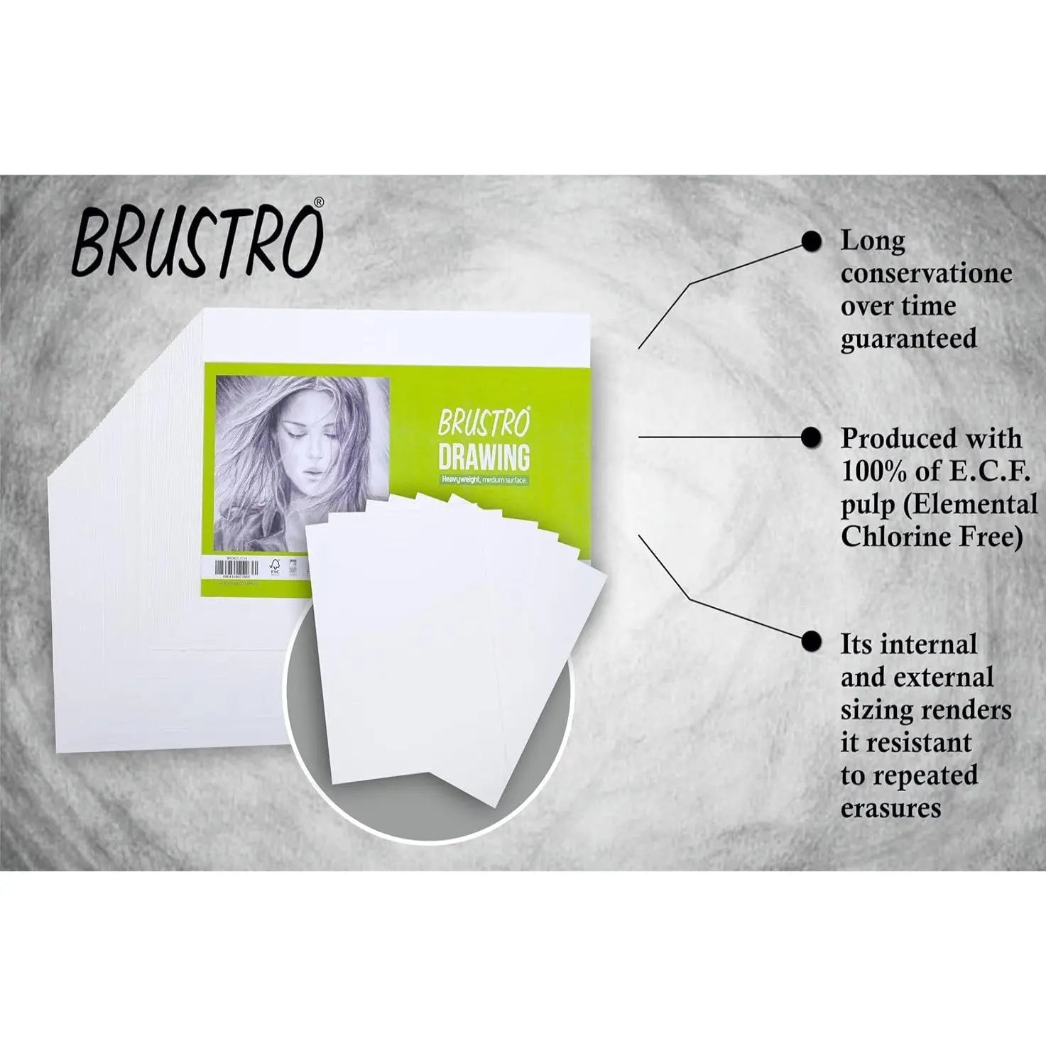 Brustro Drawing Paper 200 GSM Brustro